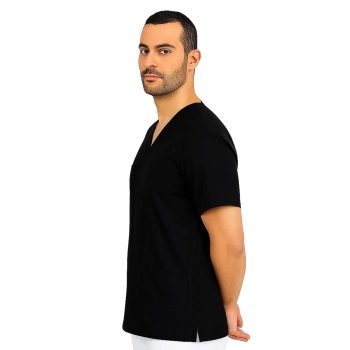 Bluza chirurgiczna męska czarna roz. 4XL